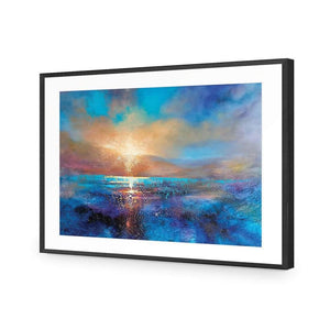 Always the Sun by Annette Schmucker | Classic Acrylic | Flat Frame With Border | Black