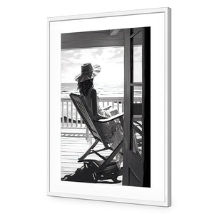 A Perfect Day | Classic Acrylic | Flat Frame With Border | White
