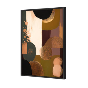 A Touch of Bronze I | Classic Canvas | Floating Frame | Black