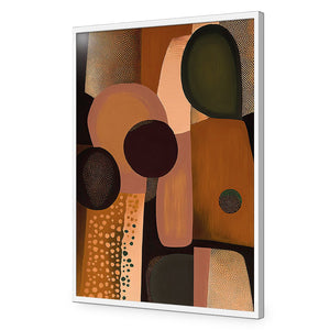 A Touch of Bronze II | Classic Acrylic | Flat Frame No Border | White