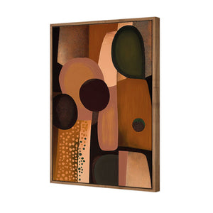 A Touch of Bronze II | Classic Canvas | Floating Frame | Natural