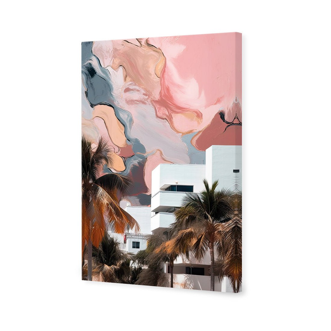 Abstract Skyline II | Classic Canvas | No Frame | Stretched Canvas