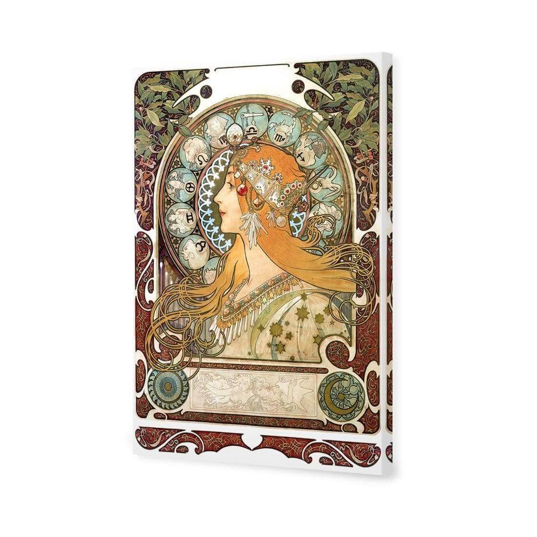 Alphonse Mucha - Zodiac | Classic Canvas | No Frame | Stretched Canvas