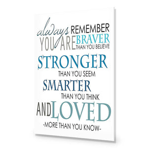 Always Remember | Standard Acrylic | No Frame No Border