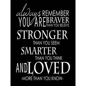 Always Remember, B&W