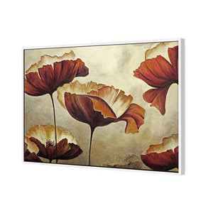 Antique Array | Standard Canvas | Floating Frame | White