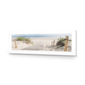 Beach Path Long | Standard Acrylic | No Frame With Border