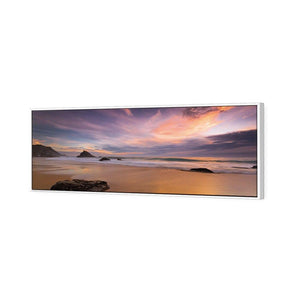 Beach Sunset (long) | Classic Canvas | No Frame | Stretched Canvas