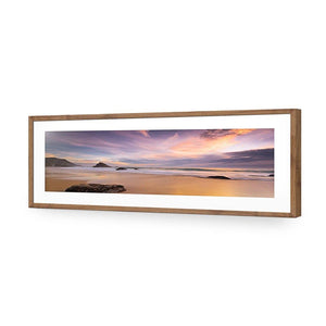 Beach Sunset (long) | Classic Canvas | No Frame | Stretched Canvas