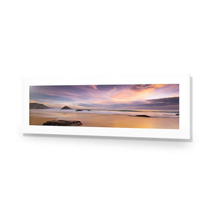 Beach Sunset (long) | Classic Canvas | No Frame | Stretched Canvas