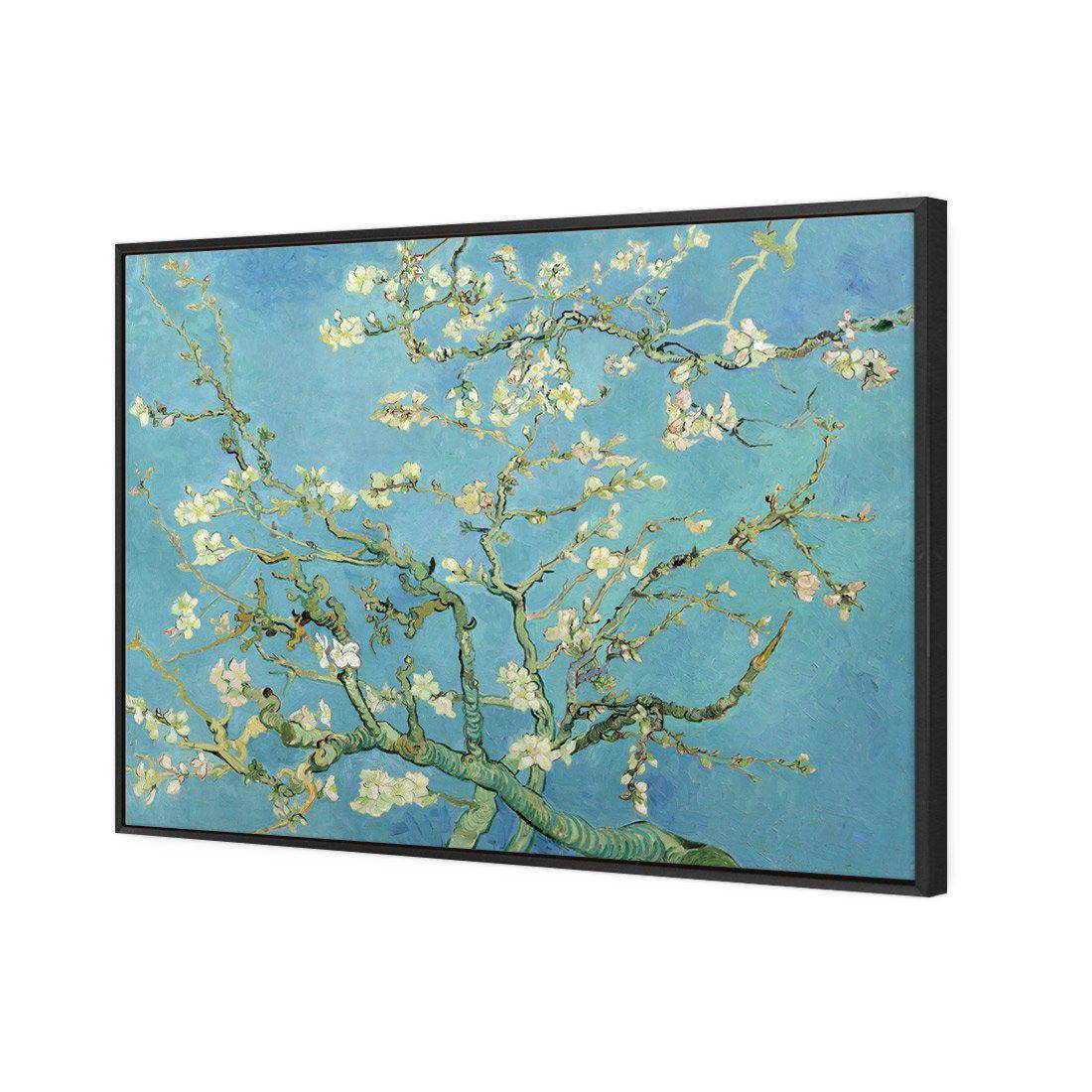 Blossoming Almond Tree by Van Gogh | Classic Canvas | Floating Frame | Black
