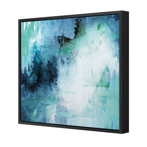 Blue Symphony | Standard Canvas | Floating Frame | Black