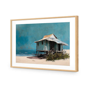 Breezeway | Classic Acrylic | Flat Frame With Border | Oak
