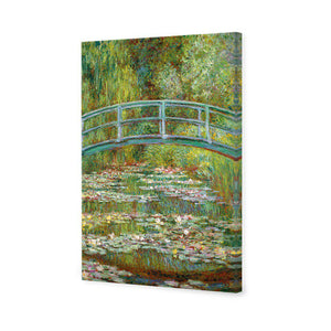 Bridge Over Rose Pond by Monet | Standard Canvas | No Frame | Stretched Canvas