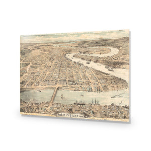 Brisbane 1888 | Standard Acrylic | No Frame No Border