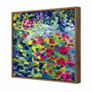 Buds Abound | Standard Canvas | Floating Frame | Natural