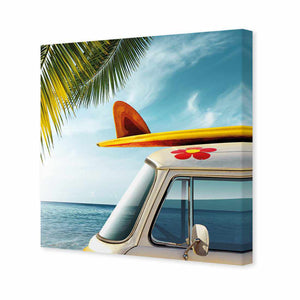 Camper Van | Standard Canvas | No Frame | Stretched Canvas