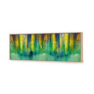 Cascading Colour, Long | Standard Canvas | No Frame | Rolled Canvas