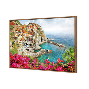 Cinque Terre in Italy | Standard Canvas | Floating Frame | Natural