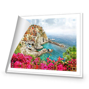 Cinque Terre in Italy | Standard Canvas | No Frame | Rolled Canvas