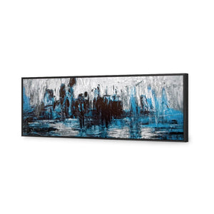 City Under Siege | Standard Canvas | Floating Frame | Black