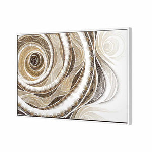 Copper Rose | Standard Canvas | Floating Frame | White