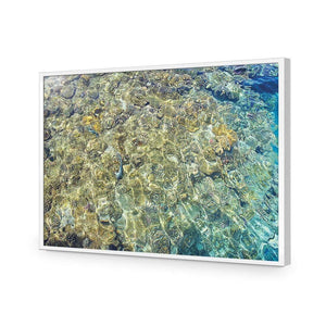 Coral Shallows | Classic Acrylic | Flat Frame No Border | White