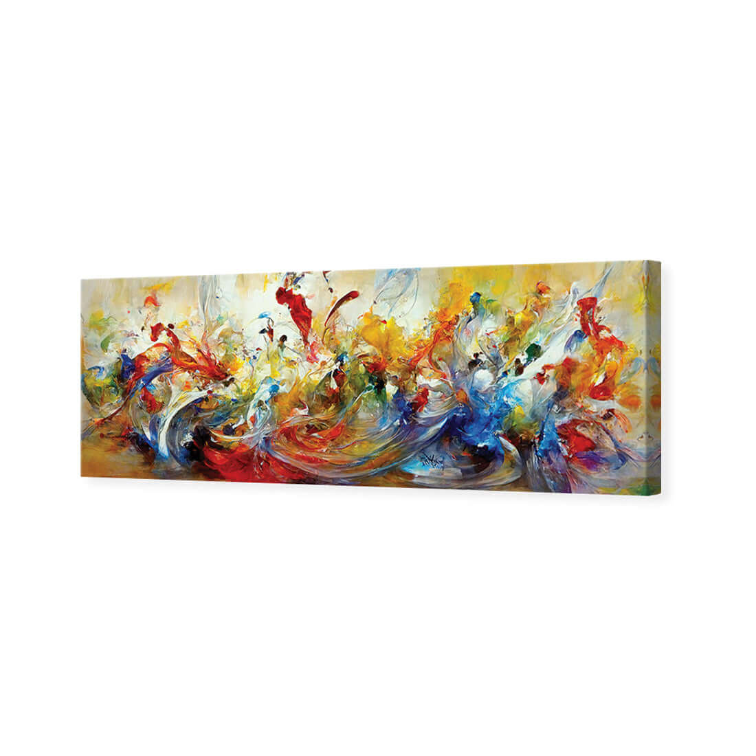 Crash of Colour II | Classic Canvas | No Frame | Stretched Canvas