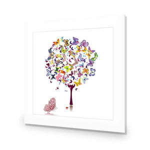 Day Dream Tree, Square | Classic Acrylic | No Frame With Border