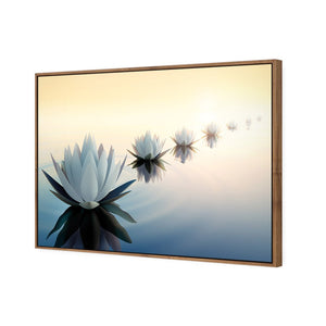 Distant Reflection | Standard Canvas | Floating Frame | Natural