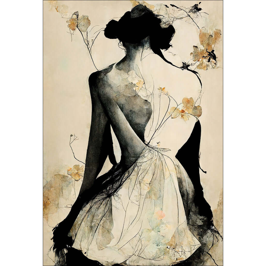 Elegant Back | Wall Art Designs