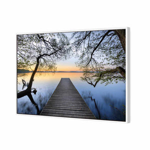 Escaped | Standard Canvas | Floating Frame | White