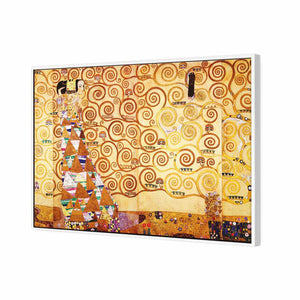 Expectation by Gustav Klimt | Standard Canvas | Floating Frame | White