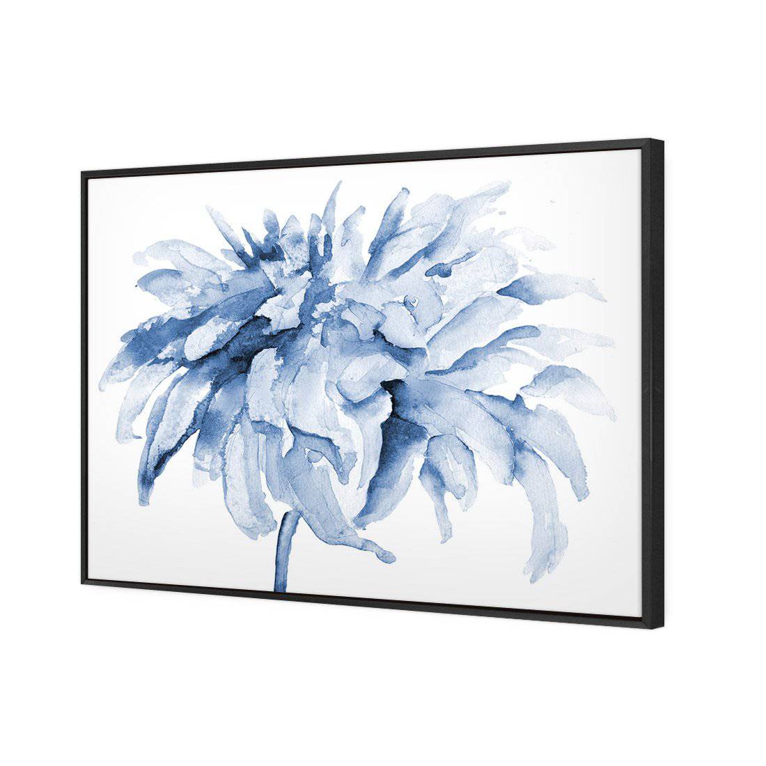 Fairy Floss, Blue Rectangle | Standard Canvas | Floating Frame | Black