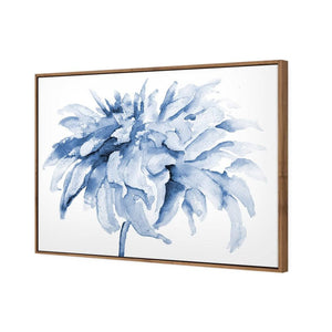 Fairy Floss, Blue Rectangle | Standard Canvas | Floating Frame | Natural