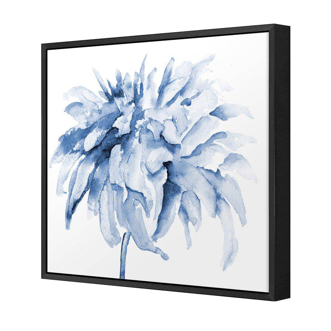 Fairy Floss, Blue Square | Standard Canvas | Floating Frame | Black