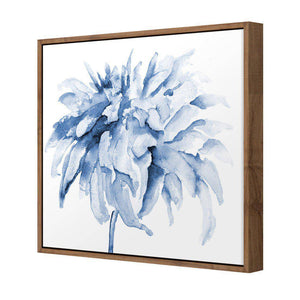Fairy Floss, Blue Square | Classic Canvas | Floating Frame | Natural