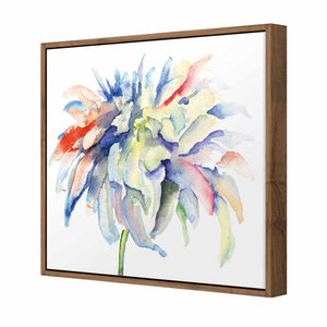 Fairy Floss, Square | Standard Canvas | Floating Frame | Natural