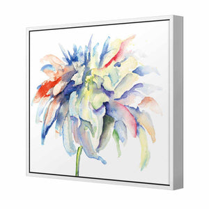 Fairy Floss, Square | Standard Canvas | Floating Frame | White