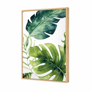 Fascinating Foliage Version 02 | Standard Canvas | Floating Frame | Oak