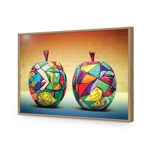 Forbidden Fruit | Standard Acrylic | Flat Frame No Border | Oak