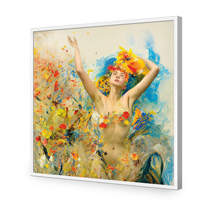 Frolic in the Flowers - Wall Art Designs - WB_100994_AS_Q CAF_AP - 030 - EDG_37x37_S - 2538 - WHT