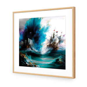 Ghost Ship III - Wall Art Designs - WB_100767_AS_Q CAF_AP - 030 - MAT_37x37_S - 2538 - OAK