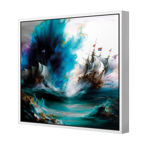 Ghost Ship III - Wall Art Designs - WB_100767_AS_Q CAF_CP - MPY - 260 - M - S - S_37x37_S - 1550 - WHT