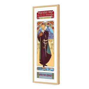 Hamlet By Alphonse Mucha Wall Art - Wall Art Designs - 977_AL_V WAD_AP - 030 - EDG_90x30_S - 2538 - OAK