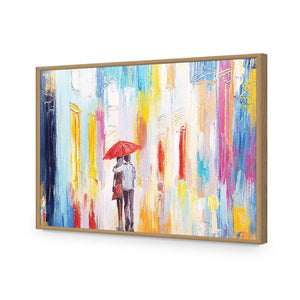 Heading Home | Standard Acrylic | Flat Frame No Border | Oak
