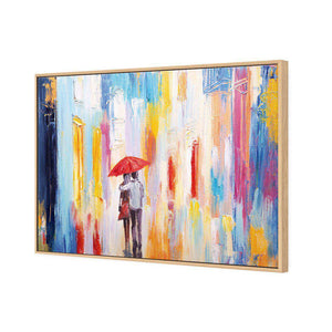 Heading Home | Standard Canvas | Floating Frame | Oak