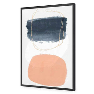 Hollow Balance II | Classic Acrylic | Flat Frame No Border | Natural