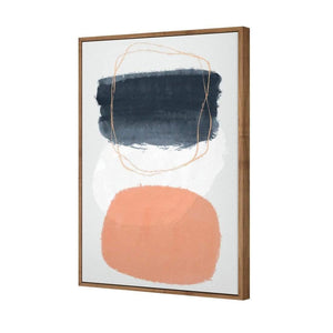 Hollow Balance II | Classic Acrylic | Flat Frame No Border | Natural