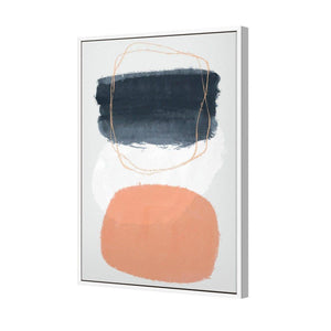 Hollow Balance II | Classic Canvas | Floating Frame | White